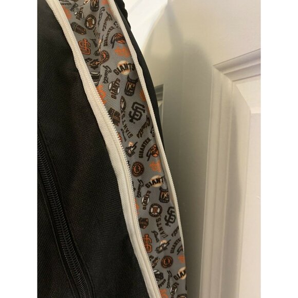 San Francisco Giants 60th Anniversary Backpack See's Candies Black Grey Orange - Picture 5 of 9